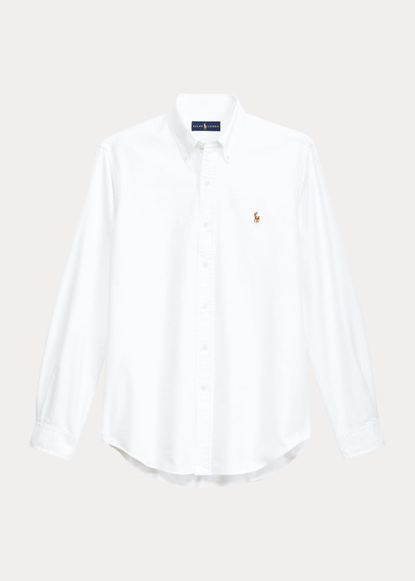 Camisa Oxford Polo Ralph Lauren Hombre Blancos - The Iconic All Fits - EJYHX5832